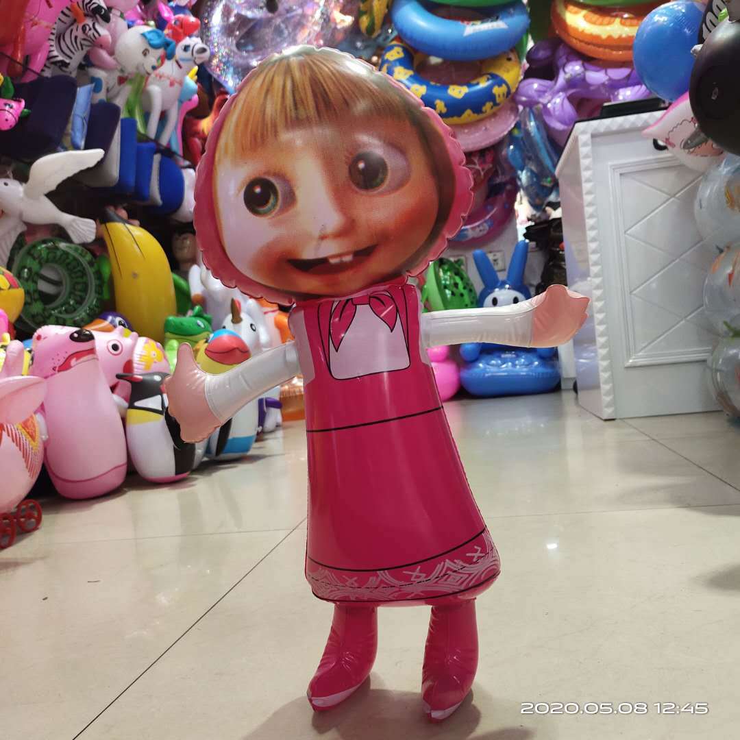 卡通人偶充气玩具儿童创意个性加厚pvc亲子互动充气玩偶定制批发