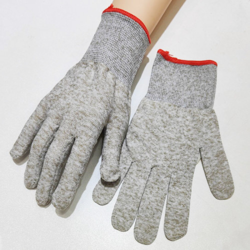 Cross-Border New Product Copper Fiber Gloves High-Tech New Energy Vehicle Workshop Labor Protection Dust-Free Touch Screen Anti-Static