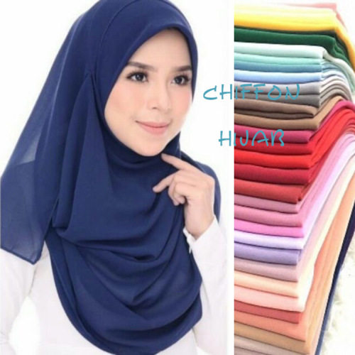 Factory Direct Sale High Quality 29 Colors Monochrome Pearl Chiffon Scarf Bandana Bubble Towel Female Ethnic Veil