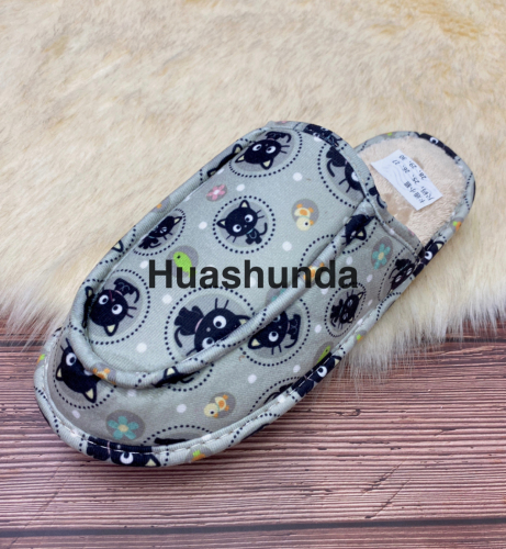 High-End Custom Printed Korean Style Home Slippers 