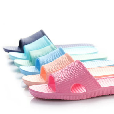 Foreign Trade Cheap Eva Men's and Women's Summer Striped Home Slippers Outdoor Non-Slip Indoor Bathroom Wholesale Custom