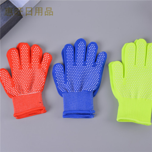 children‘s nylon non-slip dispensing gloves boys and girls thin protective outdoor sports breathable labor protection work