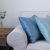 European-Style Sofa Pillow Cases Living Room Light Luxury Imitation Satin Bay Window Backrest Ice Silk Comfort Bedside Waist Cushion without Core