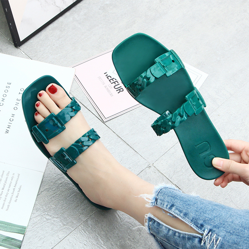 plastic slippers for women