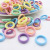 High Elastic Hair Accessories Candy-Colored Hair Tie Small Seamless Fabric Children 'S Rubber Band Children 'S Cute Durable Headband