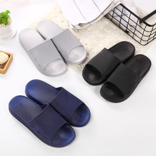 new plastic slippers women‘s bathroom slippers home shoes men‘s slippers jelly color indoor slippers summer fresh
