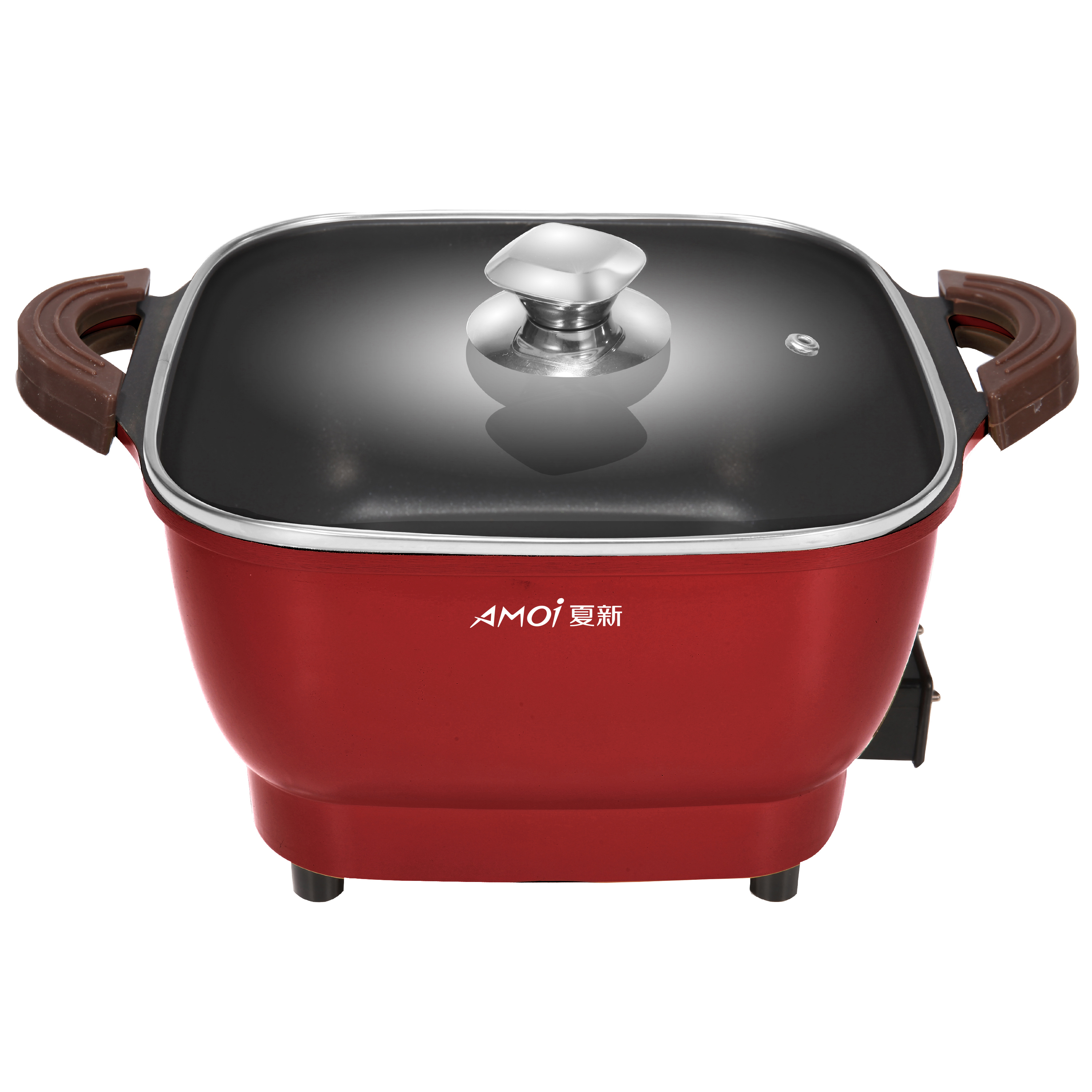 夏新食品级铝合金电火锅 煎炒焖炖煮电炒锅宿舍寝室小家电