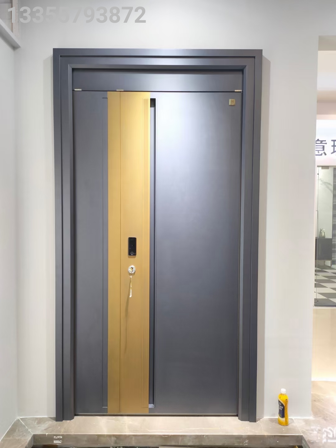 High Quality Anti-Theft Door Household Entrance Door Elestric LockSafety Door Steel Safety Door