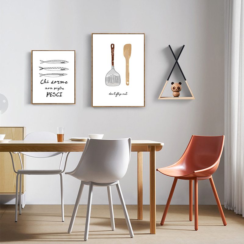现代简约餐厅装饰画北欧餐桌饭厅墙壁墙面装饰创意组合挂画壁画