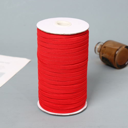 Spot Color Elastic 6mm Horse Belt High Elastic Stripe Braid Clothing Trim Belt Factory Wholesale