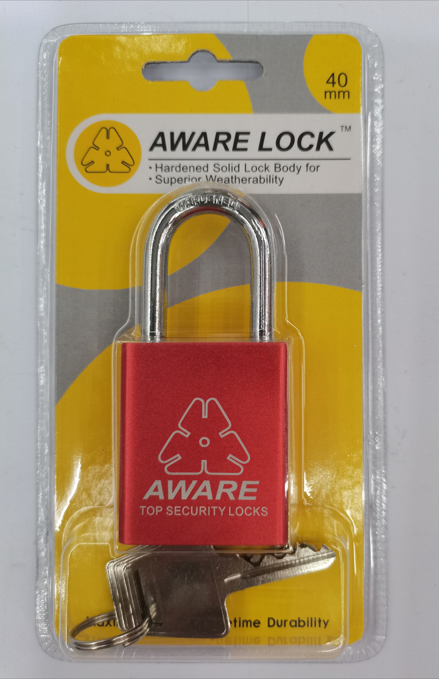 Color aware aluminum lock