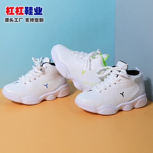 children‘s white shoes 2021 spring neutral student shoes boys and girls casual four seasons shoes children‘s sneakers