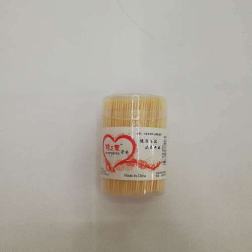 cylinder catering hotel toothpick wholesale portable bamboo two-head disposable household toothpick manufacturers