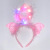 LED Glowing Headdress Angel Wings Headband Trending Cute Girl Stage Festival Headwear Cute Color Headband Wholesale