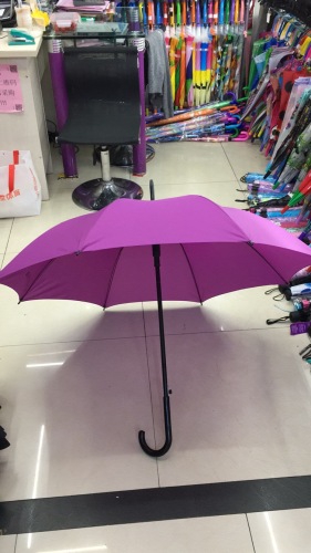 57cm automatic bumper cloth plain umbrella sunny umbrella supermarket special supply foreign trade umbrella wholesale at a low price