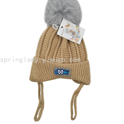 Spring Lady Wool Knitted Autumn and Winter Hat Cold-Proof Warm Male and Female Baby Cartoon Hat Cute Hat Children‘s Hat
