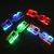 2022 Luminous Digital Glasses Led Luminous Toy 8 Lights Bar Party Factory Direct Sales Cross-Border Hot