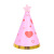 Bronzing Birthday Hat Baby Children Adult Birthday Hat XINGX Rain Silk Pompons Party Hat Birthday Party Supplies