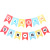 Factory Birthday Pulling Banner Happy Birthday Fishtail Letter Banner Party Decoration Supplies Wholesale