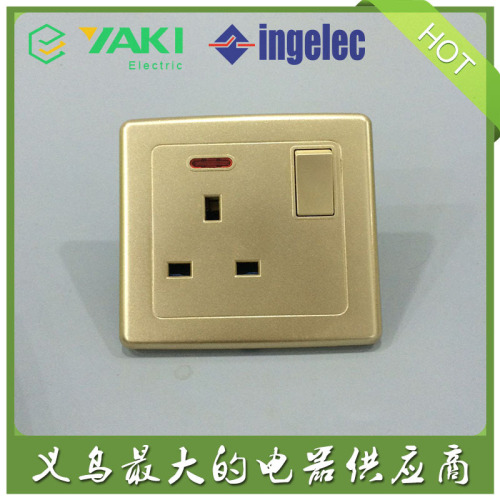 british standard 13a kitchen switch with light wall socket switch with socket c10-c11-010 single control double control 45a