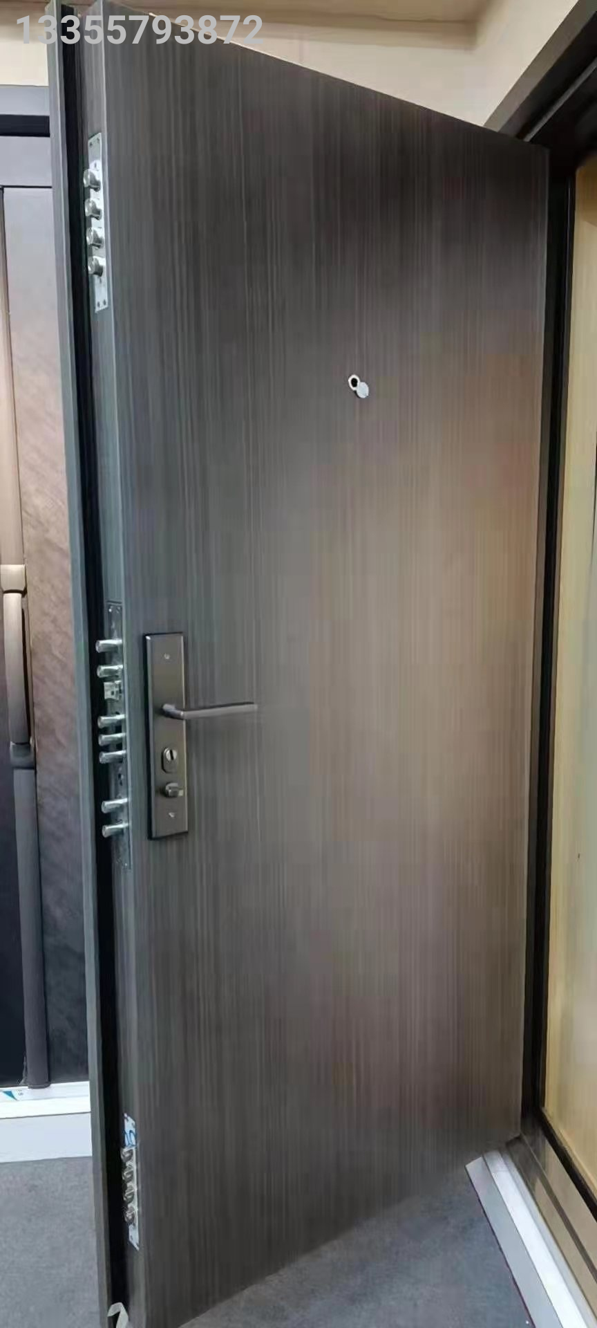 Class A Anti-Theft Door Household Entrance Door Smart Fingerprint Lock Door Steel Safety Door