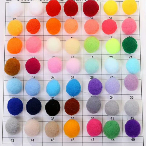 Factory Direct Sales Color Polypropylene Fiber High Stretch Yarn Fur Ball Spot Multi-Color Optional Wholesale