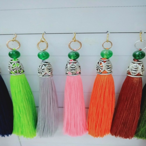 Factory Direct Sales Professional Customized Chinese Knot Tassel with Cap String Beads Tassel