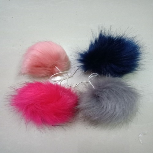 fox fur ball real and fake fur ball various colors and specifications can be customized