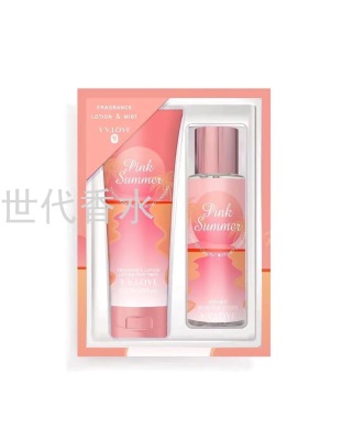 Foreign Trade Perfume Body Spray Set 250mlbody Mist + 236ml Body Lotion