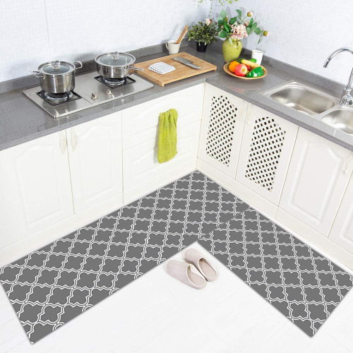 Kitchen Floor Mat Strip Absorbent Floor Mat Floor Mat Nordic Simple Plaid Home Mat Door Mat Carpet