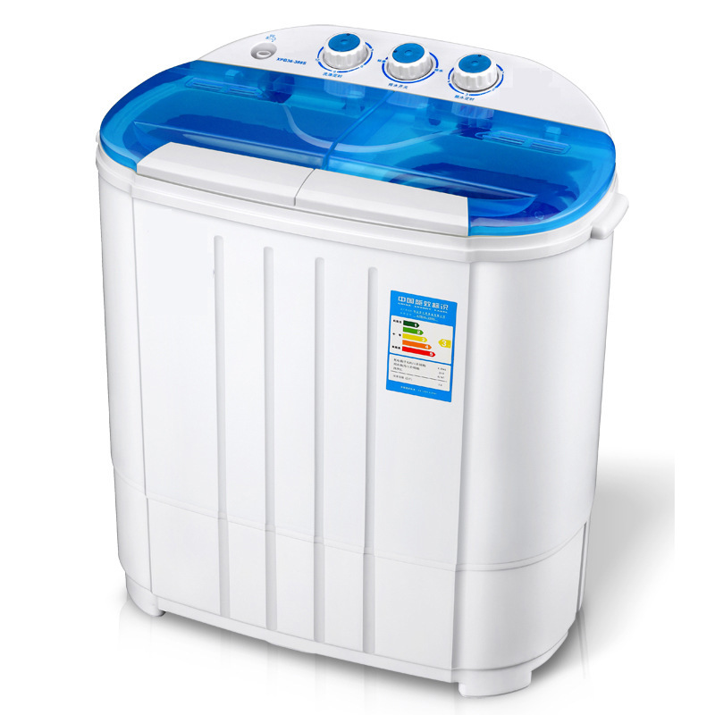 Factory Direct Sales Double-Tube Washing Machine Small Semi-automatic Double-Cylinder Household Wash