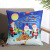 Merry Christmas Creative Cartoon Cushion Super Imitation Soft Double-Sided Plush Pillow Living Room Car Office Cushion