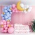 Amazon Cross-Border Maca Pink and Blue Balloon Chain Set Birthday Party Supplies Big Moon Atmosphere Layout Supplies