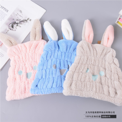 handsome children‘s hair drying cap baby girl‘s hair towel quick-drying cap cartoon cute super absorbent shower cap