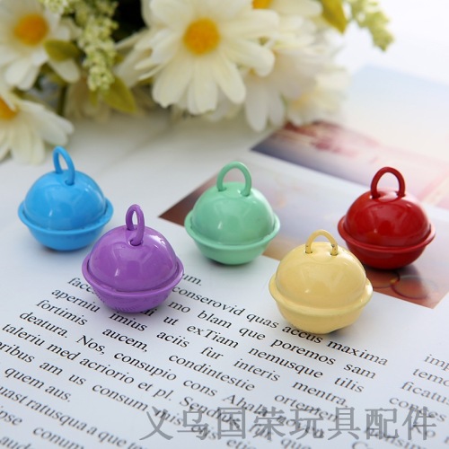 diy ornament accessories christmas decorations little bell shape one-word colorful metal bell cat and dog bell gear can be customized