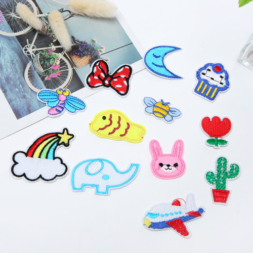 popular foreign trade cactus embroidery cloth stickers diy handmade cloth stickers shoes and hats clothing clothing decorative stickers wholesale