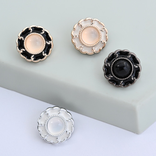 Hot Sale Chic Chanel-Style Shirt Buckle Clothes Button Lady‘s Flower Buckle European and American/Korean Buckle Jewelry Factory Direct Sales