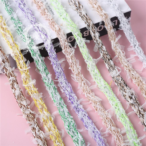 Small Fragrance Style Lace Ribbon Hanfu Cheongsam Tang Suit Children‘s Clothing DIY Decorations Lace Fabric lace Accessories 