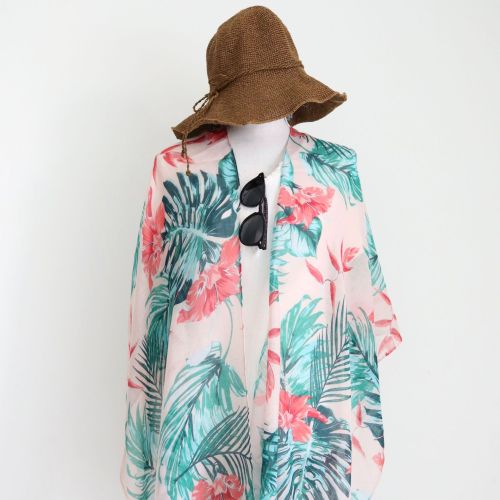 beach towel female summer turtle back leaf flower seaside shawl tassel cardigan holiday style fresh factory direct