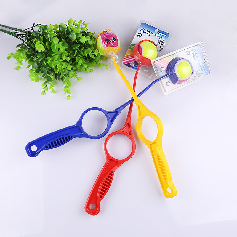 54cm Long, Pet Toy Ball Ball Tossing Rod Lengthened Ball Tossing Rod Dog Interactive Throwing Equipm