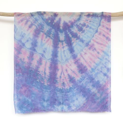 women‘s scarf handmade tie-dyed vintage ethnic style cotton and linen feel artistic accessories scarf cross-border foreign trade factory direct sales