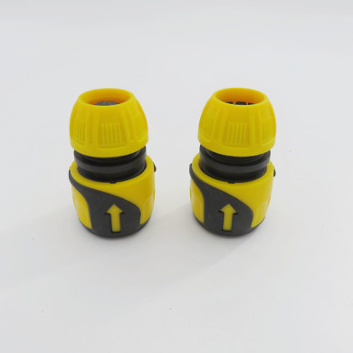 4分6分水管软管快速接头塑料包胶浇地农用连接器活接头六分转四分