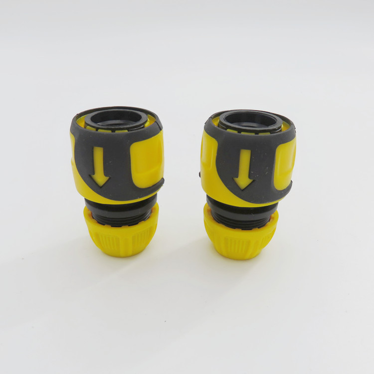 4分6分水管软管快速接头塑料包胶浇地农用连接器活接头六分转四分_奥