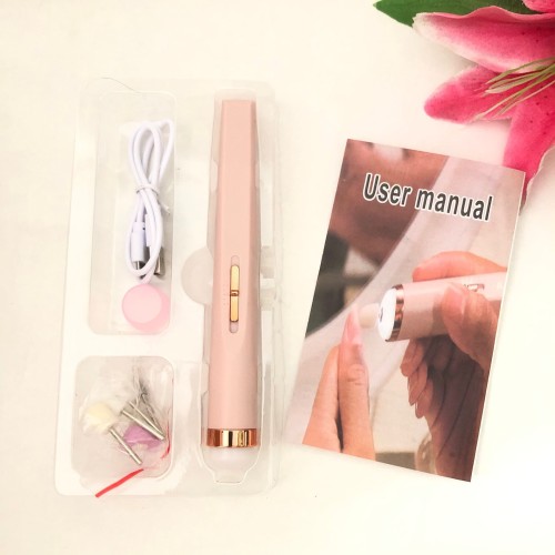 Supply Five-in-One with Light Electric Nail Grinder Manicure Equipment Polishing Polishing USB Charging Nail Brightening Device