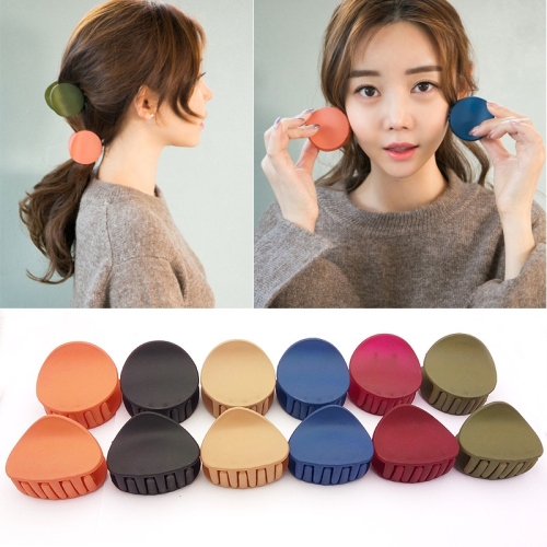 korean spring and summer new acrylic irregular grip hair clip headdress horizontal clip ponytail hairpin updo yiwu manufacturer