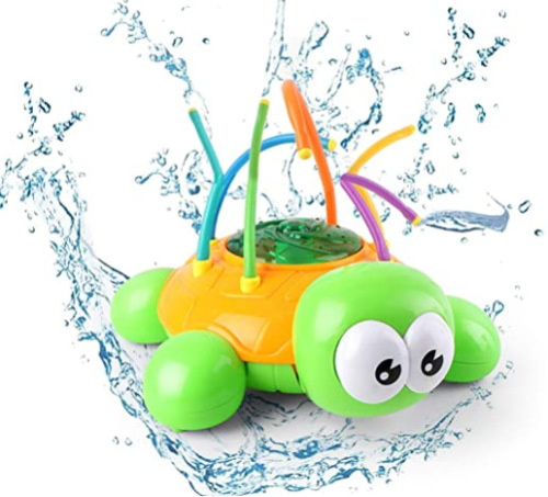 cross-border hot sale rotating outdoor water spraying turtle sprinkler toys bathroom water bathing baby bath toys wholesale