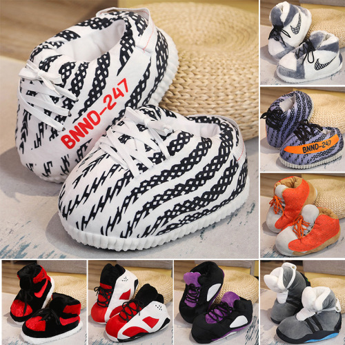 spot online celebrity little coconut cotton shoes fat qiao red black back to the future luminous winter home floor
