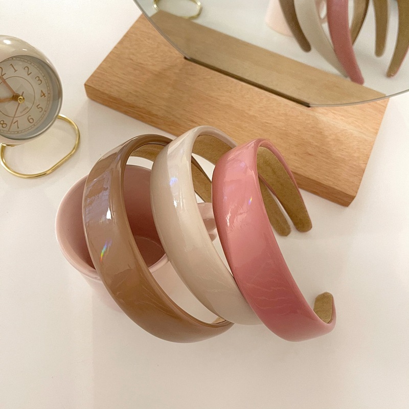 INS Simple All-Match Patent Leather Headband Japan and South...