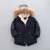 Foreign Trade Children's Wear Fleece-Lined Thickened Cotton-Padded Coat Winter 2021 New Fashion Hooded Boys Cotton-Padded Clothes Children's Long Cotton-Padded Jacket