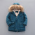 Foreign Trade Children's Wear Fleece-Lined Thickened Cotton-Padded Coat Winter 2021 New Fashion Hooded Boys Cotton-Padded Clothes Children's Long Cotton-Padded Jacket